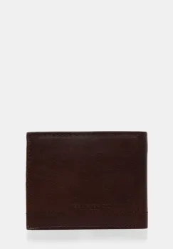 U.S. Polo Assn. portofel de piele Sti.H Wallet culoarea maro, AIUS82353MHA imagine