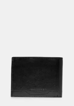 U.S. Polo Assn. portofel de piele Sti.H Wallet culoarea negru, AIUS82353MHA imagine