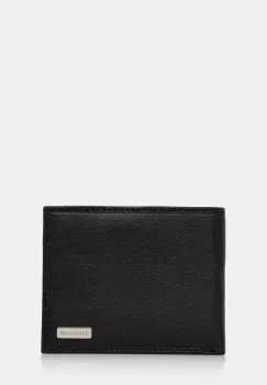 U.S. Polo Assn. portofel de piele Utah barbati, culoarea negru, WEUUA2614MHA imagine