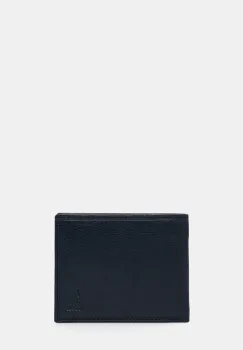 U.S. Polo Assn. portofel de piele West culoarea albastru marin, AEUZ22536MHA imagine