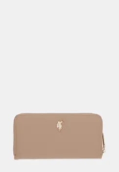 U.S. Polo Assn. portofel Jones culoarea bej, BEUJE8658WVP imagine
