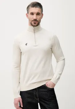 U.S. polo Assn. pulover pentru barbati, din bumbac COTTON 1/4 ZIP NECK imagine
