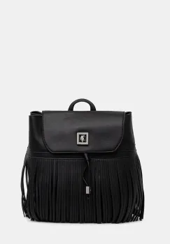 U.S. Polo Assn. rucsac Alba culoarea negru, mic, uni, BIU0B8866WWI imagine