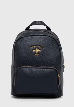 U.S. Polo Assn. rucsac femei, culoarea albastru marin, mic, neted imagine