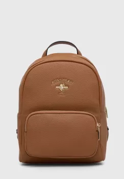 U.S. Polo Assn. rucsac femei, culoarea maro, mic, neted imagine
