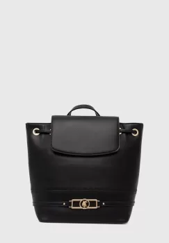 U.S. Polo Assn. rucsac femei, culoarea negru, mare, neted imagine