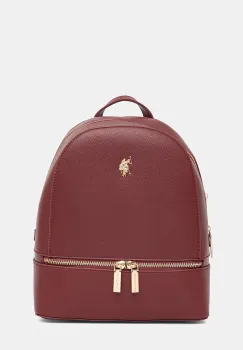 U.S. Polo Assn. rucsac Jones culoarea bordo, mic, BEUJE8653WVP imagine