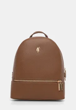 U.S. Polo Assn. rucsac Jones culoarea maro, mic, uni, BEUJE8653WVP imagine