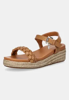 U.S. Polo Assn. sandale ASTRID femei, culoarea maro, toc pana, ASTRID001W/5Y1 imagine
