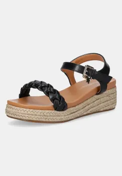 U.S. Polo Assn. sandale ASTRID femei, culoarea negru, toc pana, ASTRID001W/5Y1 imagine