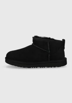 UGG cizme de zapada din piele intoarsa Classic Ultra Mini imagine
