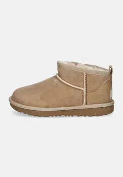 UGG cizme de zapada din piele intoarsa KIDS CLASSIC ULTRA MINI imagine
