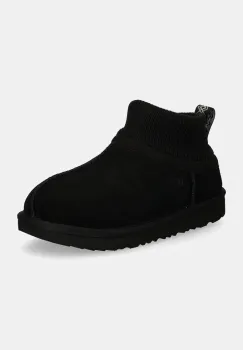 UGG  cizme de zapada din piele intoarsa pentru copii KIDS' CLASSIC ULTRA STRETCH CUFF imagine