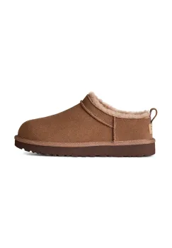 UGG papuci din piele intoarsa Classic Micro imagine