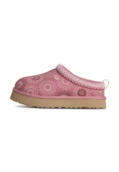 UGG papuci din piele intoarsa pentru copii TAZZ SUN STITCH imagine