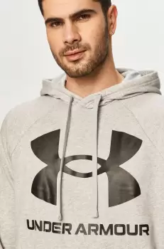 Under Armour Bluza barbati, culoarea gri, cu imprimeu imagine