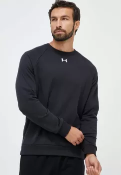 Under Armour bluza barbati, culoarea negru, neted imagine