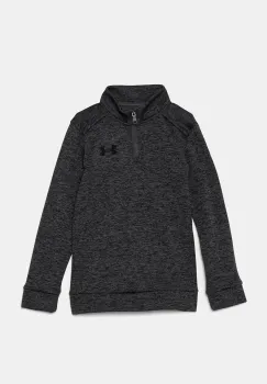 Under Armour bluza copii culoarea negru, neted imagine
