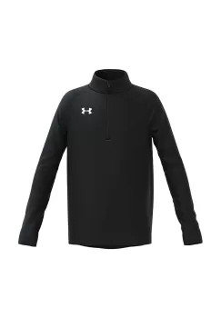 Under Armour bluza copii culoarea negru, neted imagine