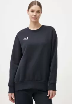 Under Armour bluza femei, culoarea negru, cu imprimeu imagine