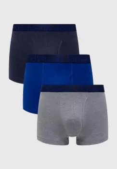 Under Armour boxeri 3-pack barbati, culoarea albastru marin imagine