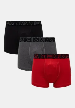 Under Armour boxeri 3-pack barbati, culoarea gri imagine