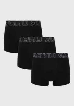 Under Armour boxeri 3-pack barbati, culoarea negru imagine