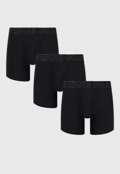 Under Armour boxeri 3-pack barbati, culoarea negru imagine