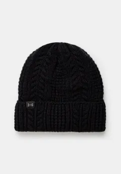Under Armour caciula culoarea negru, din tricot gros, 1386639 imagine