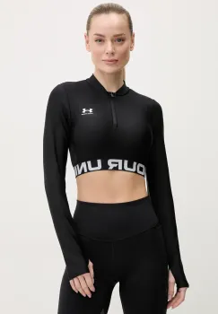 Under Armour hanorac de antrenament HotGear culoarea negru, cu imprimeu, 1388692 imagine
