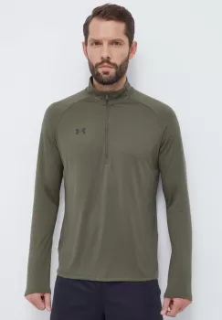 Under Armour hanorac de antrenament Tech 2.0 culoarea verde, melanj imagine