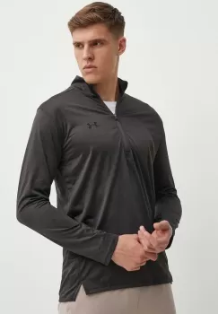 Under Armour hanorac de antrenament Tech Vent culoarea maro, melanj imagine