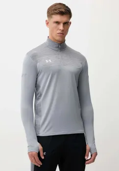Under Armour hanorac de antrenament UA Tech Utility culoarea gri, cu imprimeu, 6004963 imagine