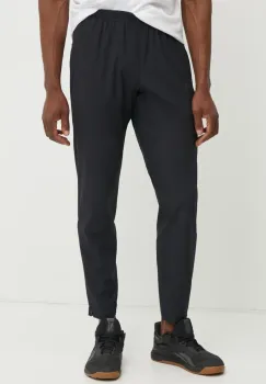 Under Armour pantaloni de alergare OutRun the Storm culoarea negru, uni, 1376799 imagine