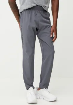 Under Armour pantaloni de alergare Storm culoarea negru, uni imagine