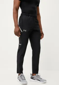 Under Armour pantaloni de antrenament Woven Utility culoarea negru, neted, 1389256 imagine