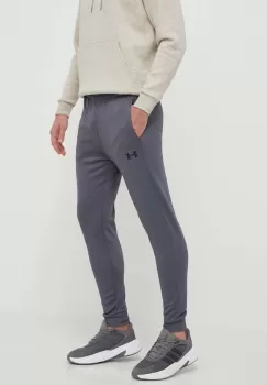 Under Armour pantaloni de trening Armour Fleece culoarea negru, neted imagine