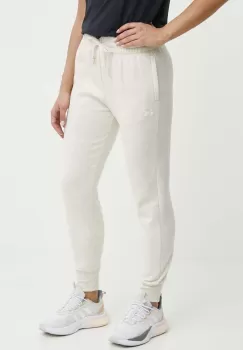 Under Armour pantaloni de trening culoarea bej, neted, 1379438 imagine