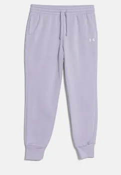 Under Armour pantaloni de trening pentru copii UA Rival Fleece culoarea violet, neted imagine