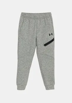 Under Armour pantaloni de trening pentru copii Unstoppable Flc Jogger culoarea gri, melanj, 1386689 imagine