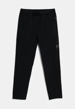 Under Armour pantaloni de trening pentru copii Unstoppable Tapered Pant culoarea negru, neted, 1373752 imagine