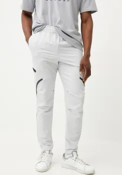 Under Armour pantaloni de trening Unstoppable barbati, culoarea gri, uni, 1390256 imagine