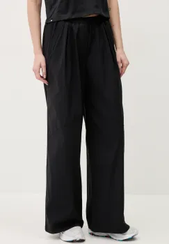 Under Armour pantaloni de trening Unstoppable femei, culoarea negru, uni, 6000276 imagine