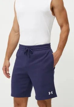 Under Armour pantaloni scurti barbati, culoarea albastru marin imagine