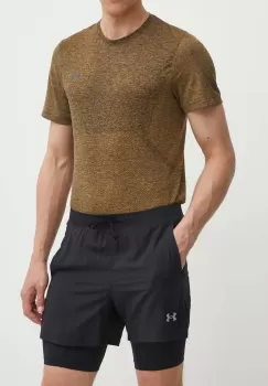 Under Armour pantaloni scurti de alergare Launch culoarea negru imagine