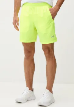 Under Armour pantaloni scurti de alergare Launch culoarea negru imagine