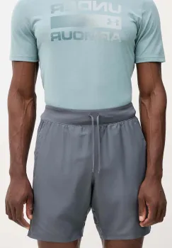 Under Armour pantaloni scurti de antrenament culoarea gri, 1376831 imagine