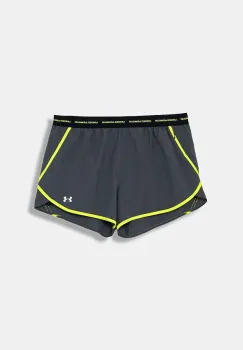 Under Armour pantaloni scurti de antrenament culoarea gri, uni, high waist, 6004029 imagine