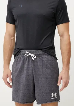 Under Armour pantaloni scurti de antrenament Rival culoarea negru, 1382427 imagine