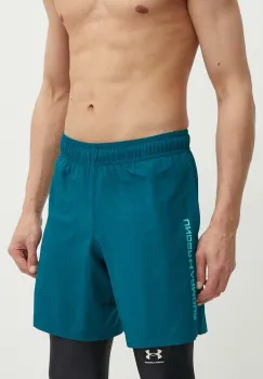 Under Armour pantaloni scurti de antrenament Tech culoarea verde imagine